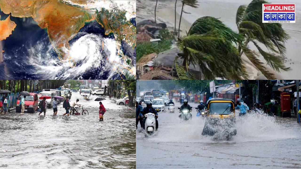 নিম্নচাপ ও ঘূর্ণাবর্তের যুগলবন্দি,আজও রাজ্যজুড়ে ভারী বৃষ্টির সতর্কতা!