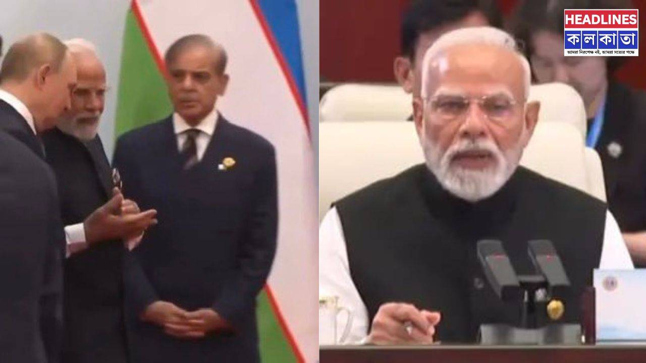 SCO-তে এক ফ্রেমে মোদি-পুতিন-শি: পাত্তা পেলোনা শাহবাজ!