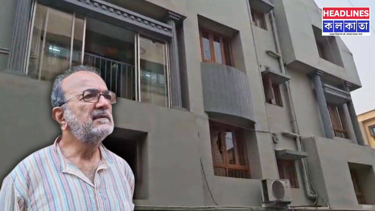বিকাশরঞ্জন ভট্টাচার্যের বাড়িতে দুষ্কৃতী হামলা: মদের বোতল ছুড়ে ভাঙল কাচ, আতঙ্কে এলাকা