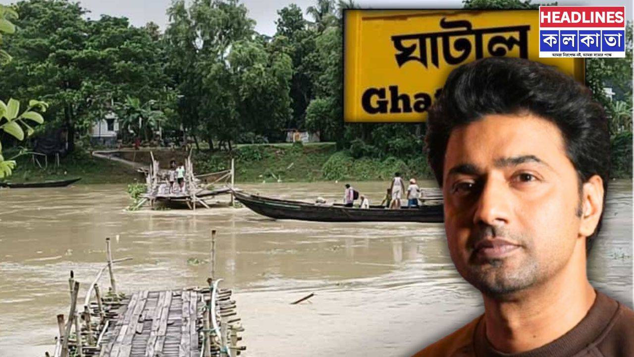 মানুষের পাশে দেব, জলবন্দি ঘাটালে আশ্বাস-সাহায্যের বার্তা