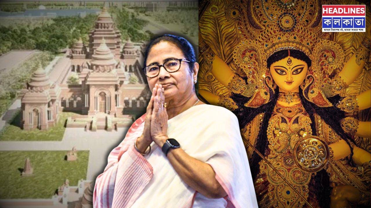 কেন হঠাৎ জায়গা বদল দুর্গা অঙ্গনের? শিলান্যাসের দিনই শুভেন্দুর আক্রমণের জবাব দিলেন মমতা 