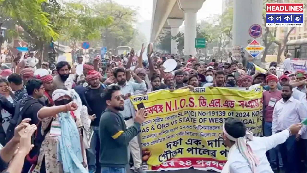 সুপ্রিম কোর্টের নির্দেশ সত্ত্বেও মেলেনি নিয়োগ, 'থালা বাজিয়ে' বিকাশ ভবন অভিযানে উত্তাল করুণাময়ী 