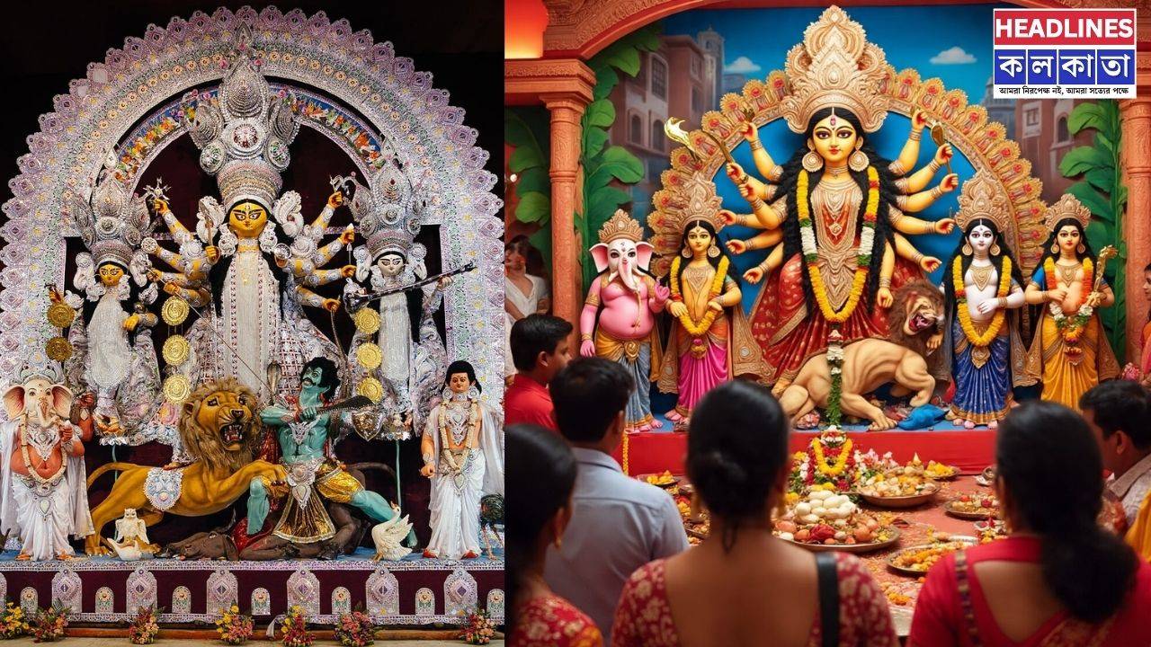 দেশে-বিদেশে মাতৃপূজার উৎসবে মুখরিত বাংলা