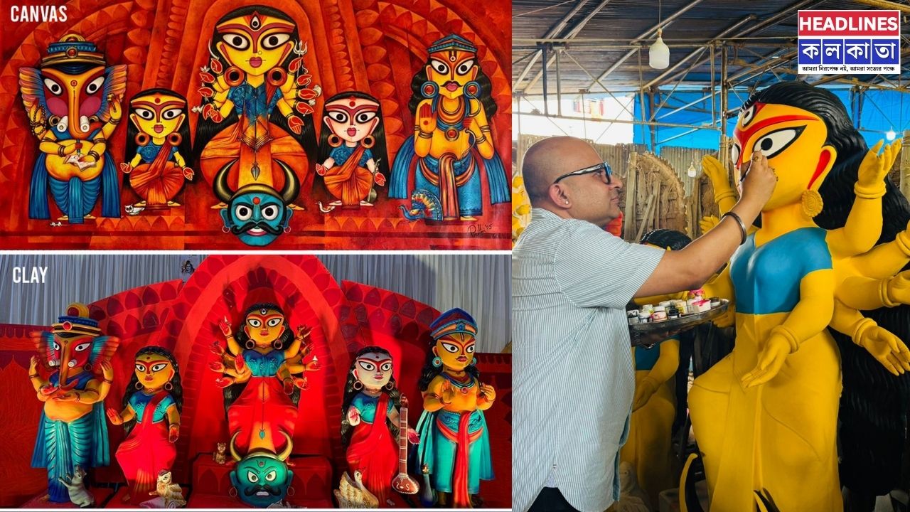 দুর্গাপুজোয় মাতোয়ারা ব্যাঙ্গালোর: উত্তরণের থিমে নজির গড়ল সিলিকন সিটি!