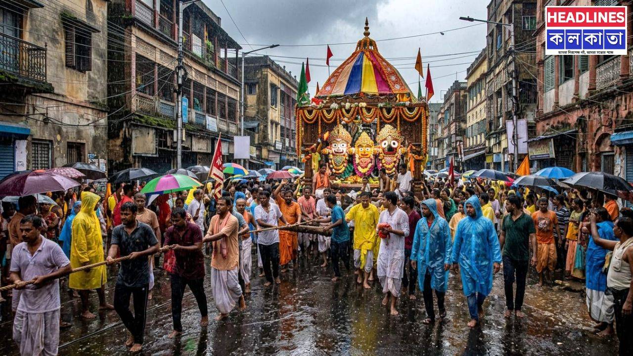 রথে দুর্যোগের ভ্রুকুটি! রাজ্যজুড়ে টানা বৃষ্টির পূর্বাভাস, উত্তরে ফের অতি ভারী বর্ষণের আশঙ্কা